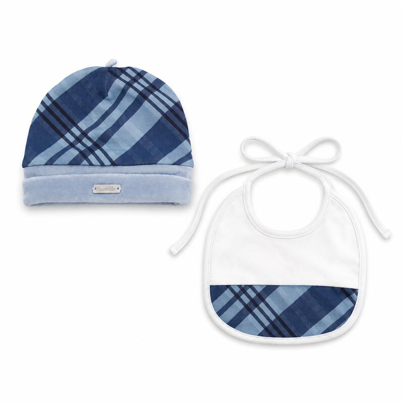 CAPPELLINO + BAVETTA NEONATO BuyBuy24 Abbilgiamento e Biancheria