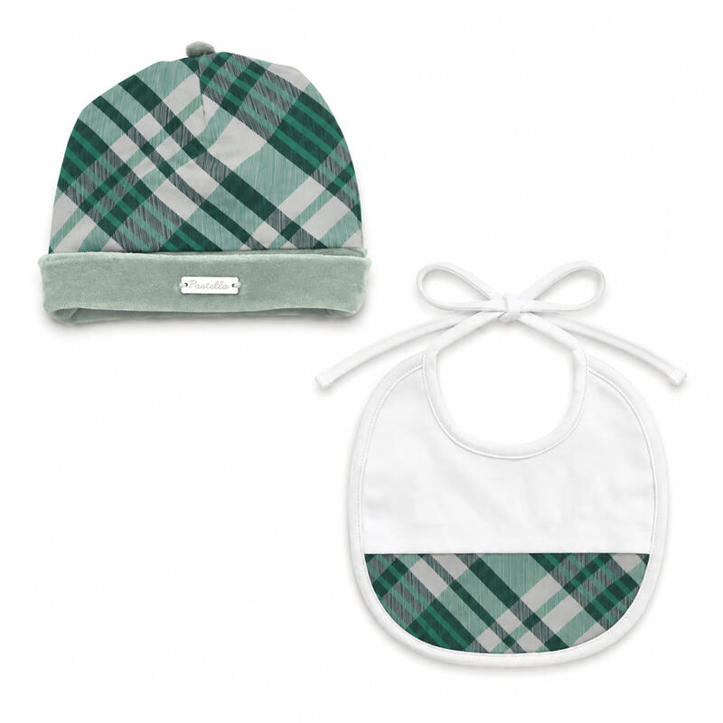CAPPELLINO + BAVETTA NEONATO BuyBuy24 Abbilgiamento e Biancheria