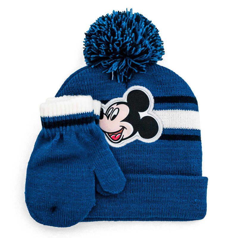 CAPPELLINO NEONATO + MUFFOLA MICKEY BuyBuy24 Abbilgiamento e Biancheria