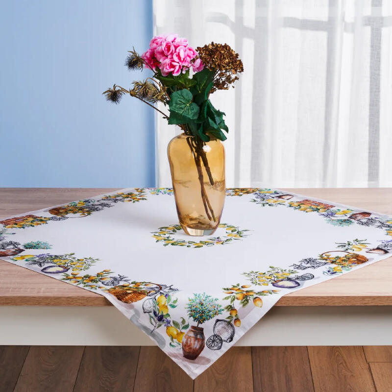 CENTROTAVOLA CM 93X93 COTONE CON STAMPA DIGITALE BuyBuy24 Abbilgiamento e Biancheria