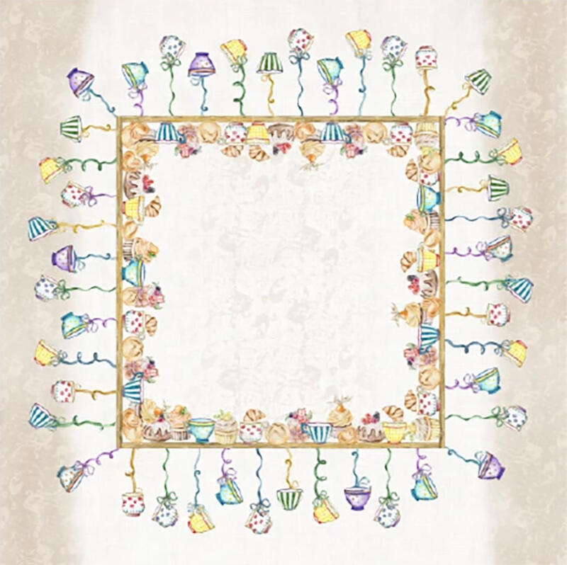 CENTROTAVOLA TIFFANY CM 93X93 BuyBuy24 Abbilgiamento e Biancheria