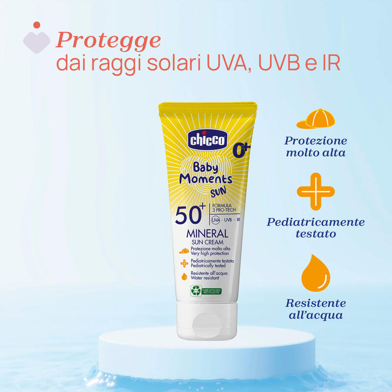 CHICCO CREMA SOLARE SPF 50+ 75 ML BuyBuy24 Abbilgiamento e Biancheria