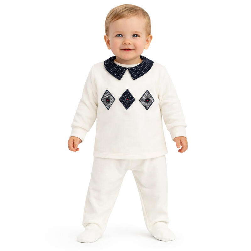 COMPLETINO CINIGLIA 2 PEZZI NEONATO BuyBuy24 Abbilgiamento e Biancheria