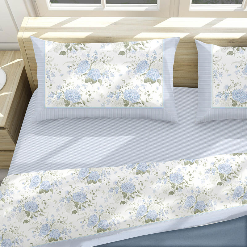 COMPLETO LETTO 2 PIAZZE COTONE PERCALLE CM 270X300 BuyBuy24 Abbilgiamento e Biancheria