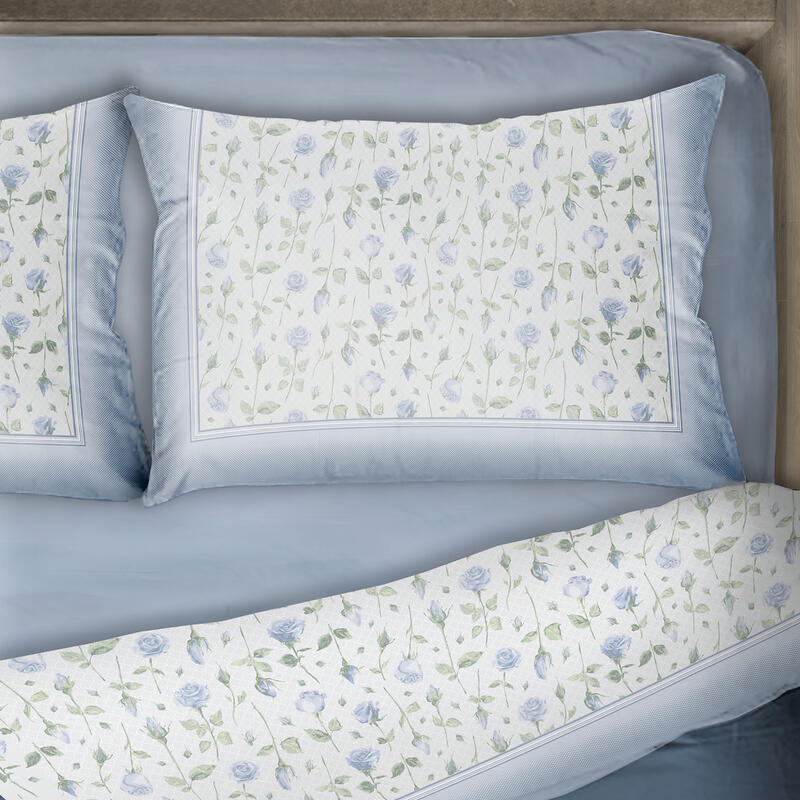 COMPLETO LETTO 2 PIAZZE COTONE PERCALLE BuyBuy24 Abbilgiamento e Biancheria