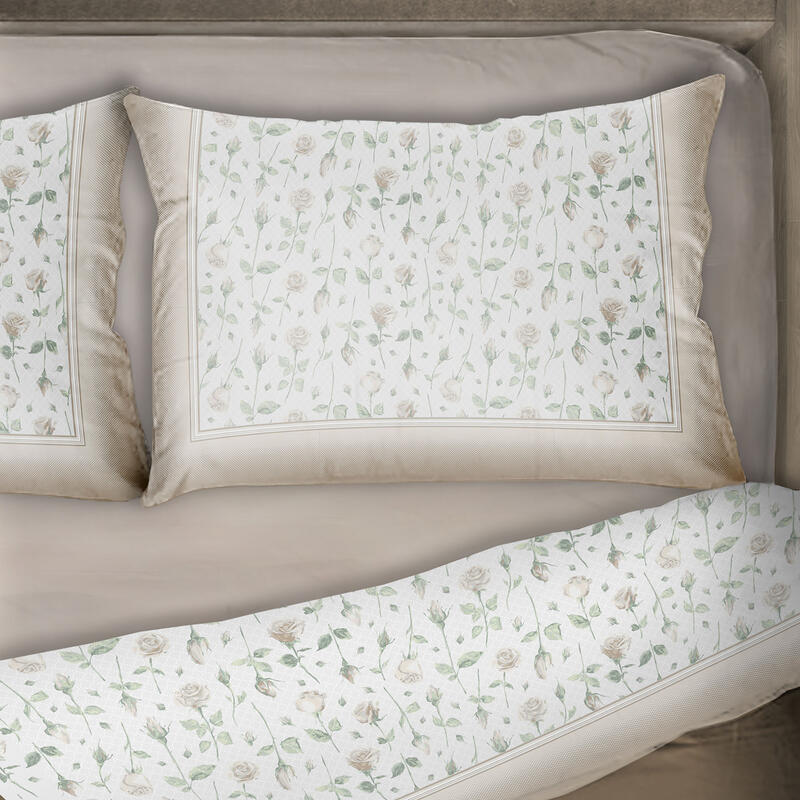 COMPLETO LETTO 2 PIAZZE COTONE PERCALLE BuyBuy24 Abbilgiamento e Biancheria