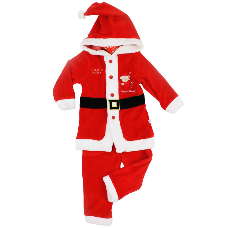 COMPLETO NEONATO 2 PEZZI NATALIZIO CON CAPPELLINO BuyBuy24 Abbilgiamento e Biancheria