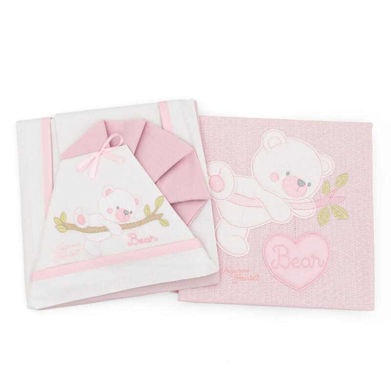 COMPOSE CULLA NEONATO PIQUET 4 PEZZI BuyBuy24 Abbilgiamento e Biancheria