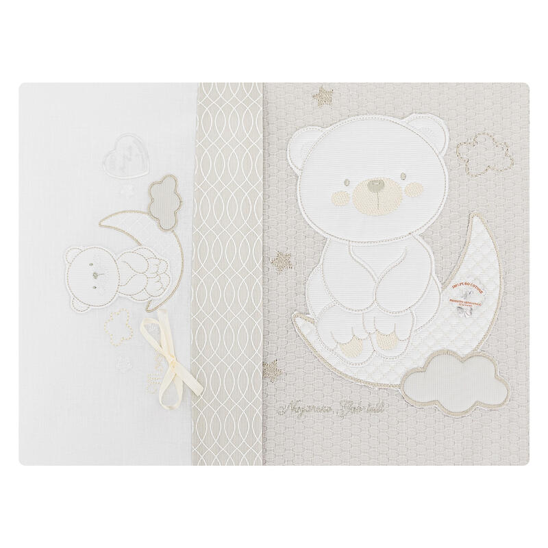 COMPOSE CULLA NEONATO PIQUET 4 PEZZI BuyBuy24 Abbilgiamento e Biancheria