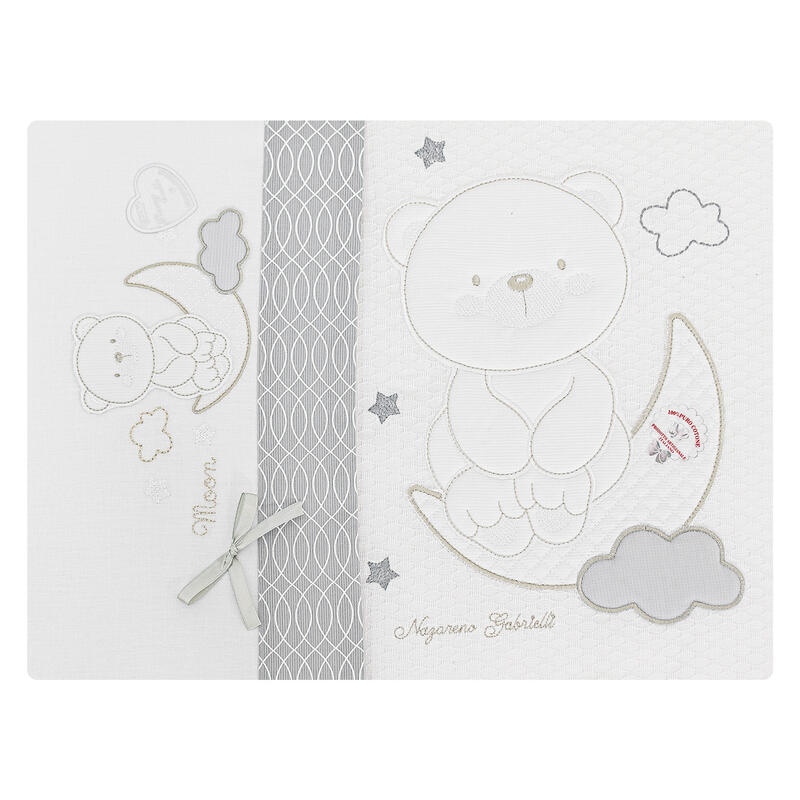 COMPOSE CULLA NEONATO PIQUET 4 PEZZI BuyBuy24 Abbilgiamento e Biancheria