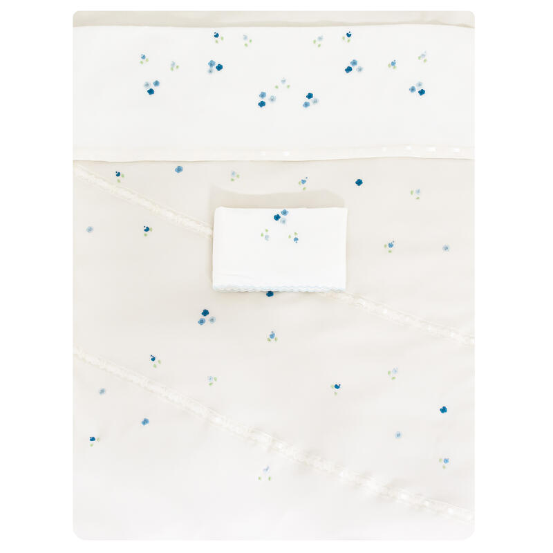 COMPOSE CULLA RICAMATO 4 PEZZI BuyBuy24 Abbilgiamento e Biancheria