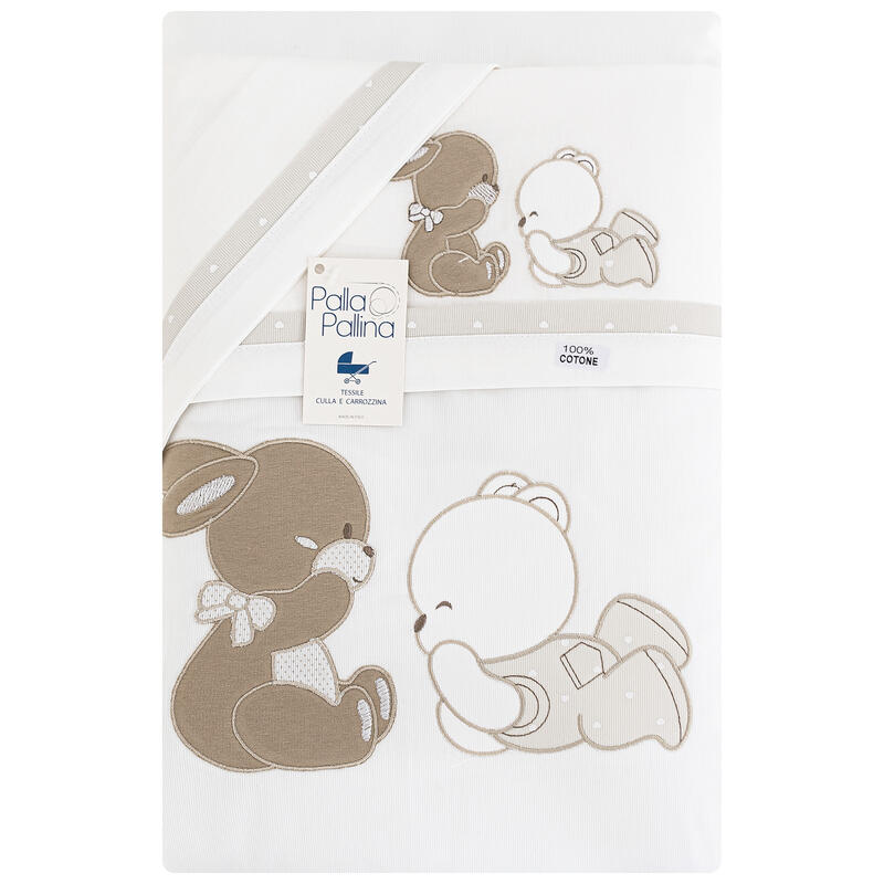 COMPOSE CULLA RICAMATO 5 PEZZI BuyBuy24 Abbilgiamento e Biancheria