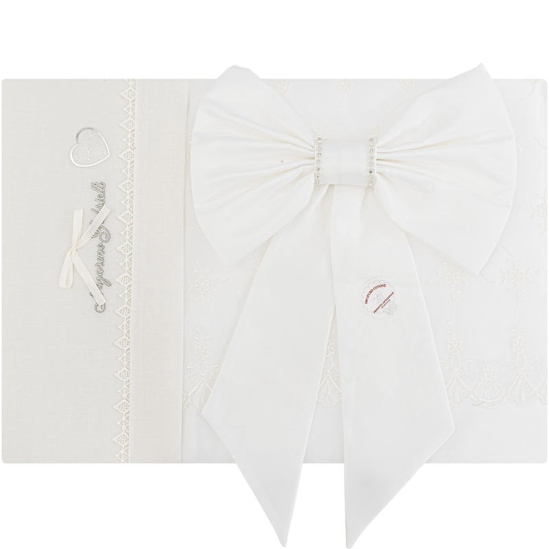 COMPOSE CULLA RICAMATO CON MACRAME 4 PZ BuyBuy24 Abbilgiamento e Biancheria