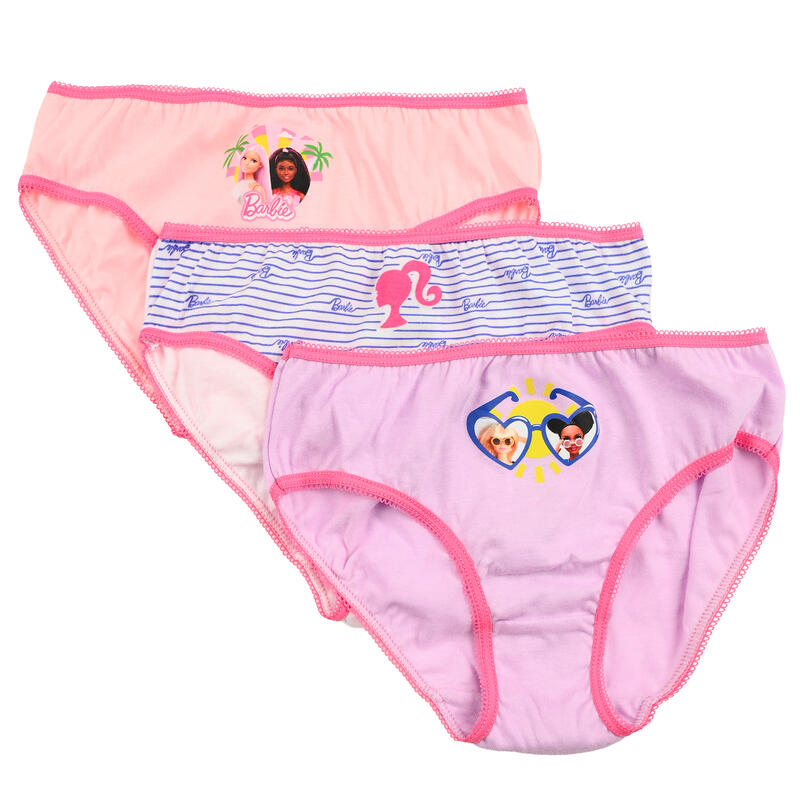 CONFEZIONE 3 PAIA SLIP BIMBA COTONE BARBIE BuyBuy24 Abbilgiamento e Biancheria
