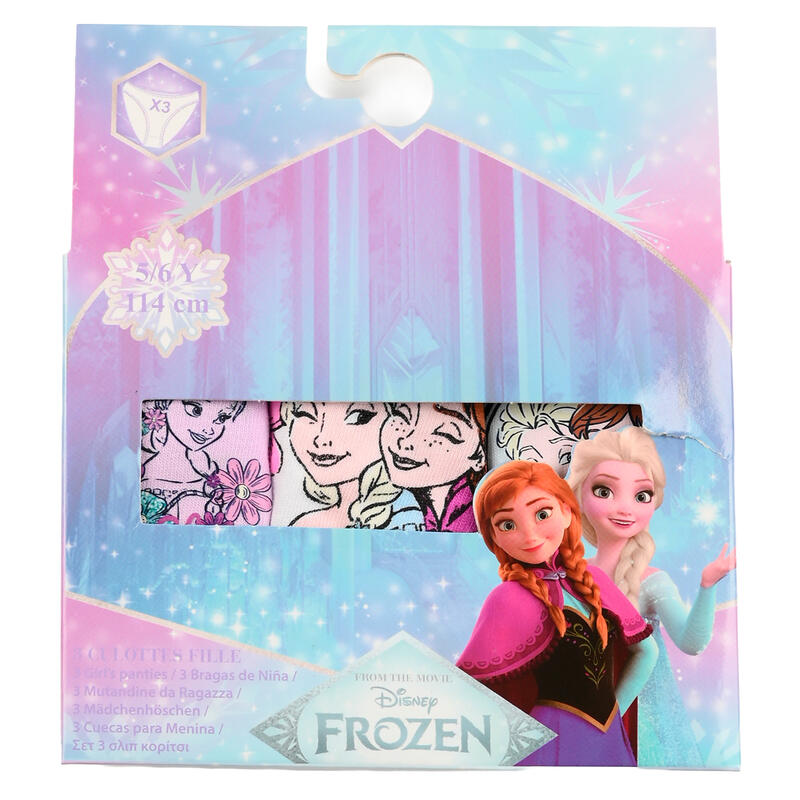CONFEZIONE 3 PAIA SLIP BIMBA COTONE FROZEN BuyBuy24 Abbilgiamento e Biancheria