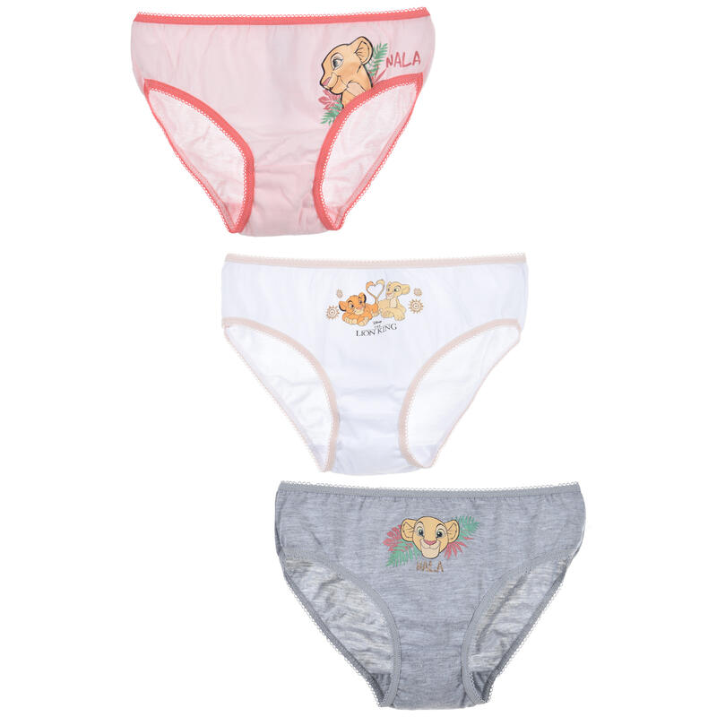 CONFEZIONE 3 PAIA SLIP BIMBA COTONE RE LEONE BuyBuy24 Abbilgiamento e Biancheria