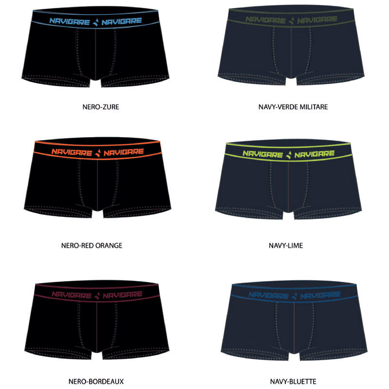 CONFEZIONE 3 PEZZI BOXER UOMO COTONE ELASTICIZZATO BuyBuy24 Abbilgiamento e Biancheria