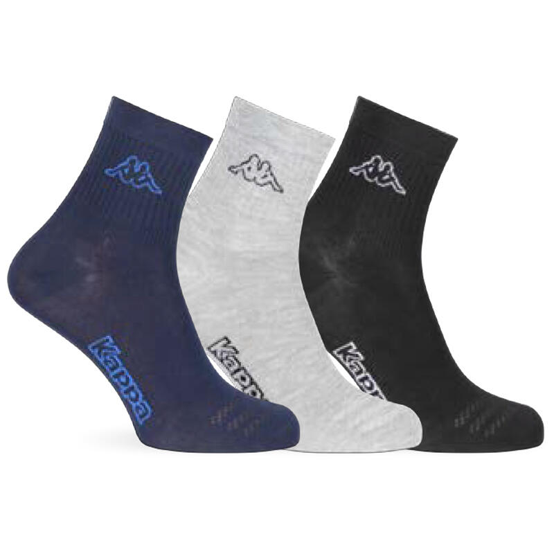 CONFEZIONE 3 PZ CALZA TENNIS SPUGNA COSTA SOTTILE QUARTER BuyBuy24 Abbilgiamento e Biancheria