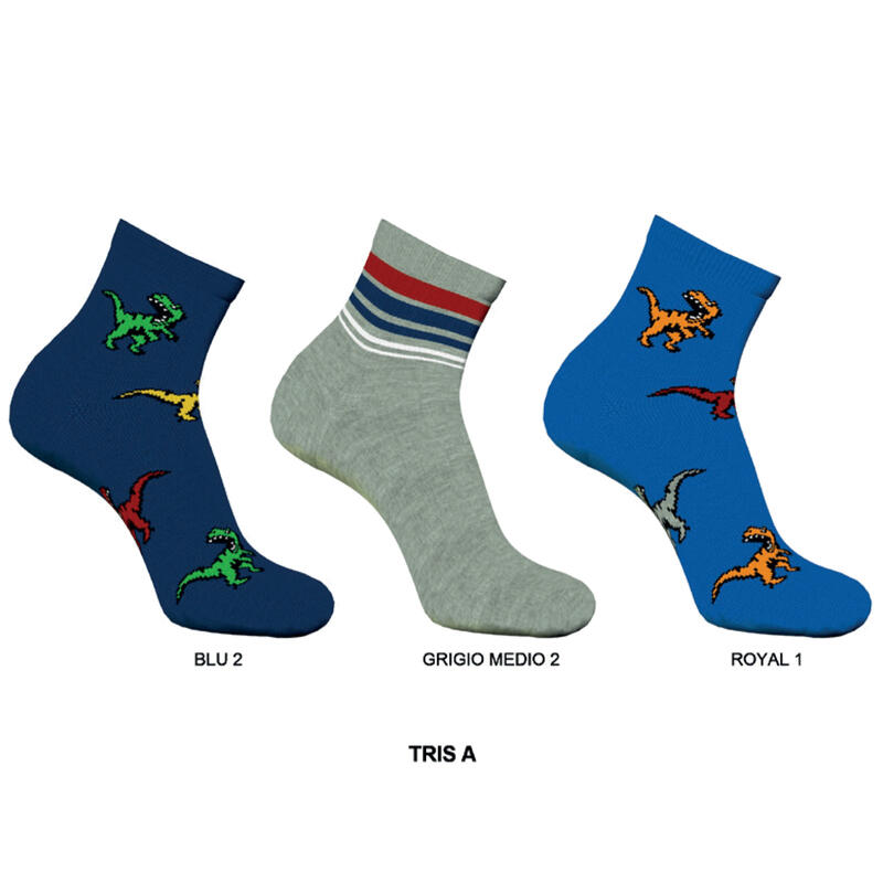 CONFEZIONE 3 PZ CALZINO BIMBO COTONE ELASTICIZZATO BuyBuy24 Abbilgiamento e Biancheria