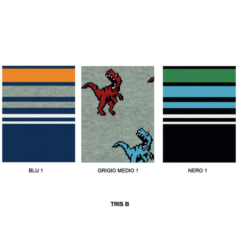 CONFEZIONE 3 PZ CALZINO BIMBO COTONE ELASTICIZZATO BuyBuy24 Abbilgiamento e Biancheria