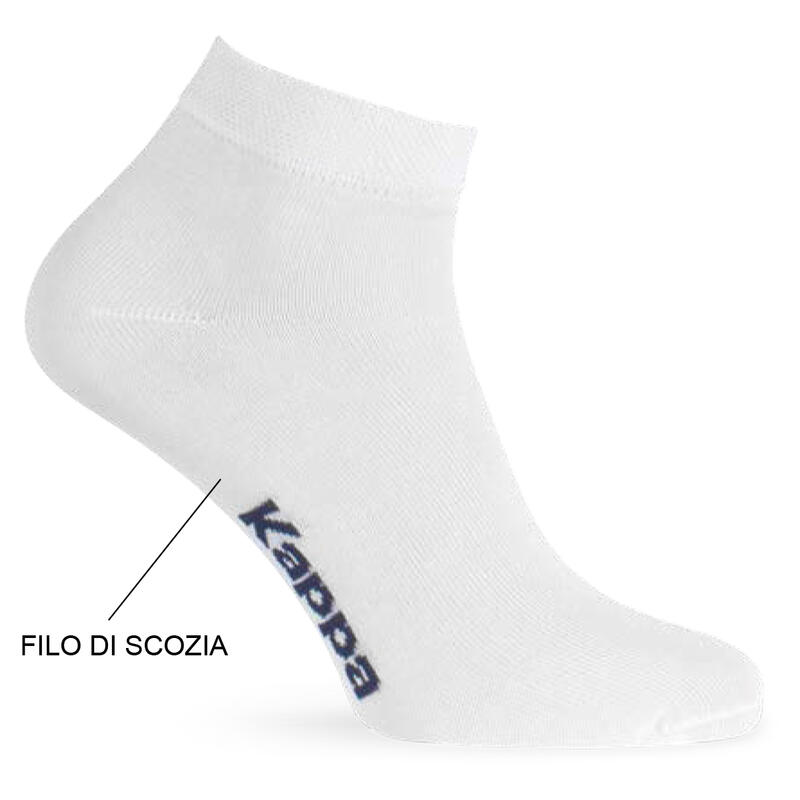 CONFEZIONE 3 PZ CALZINO UOMO CORTISSIMO FILO SCOZIA BuyBuy24 Abbilgiamento e Biancheria