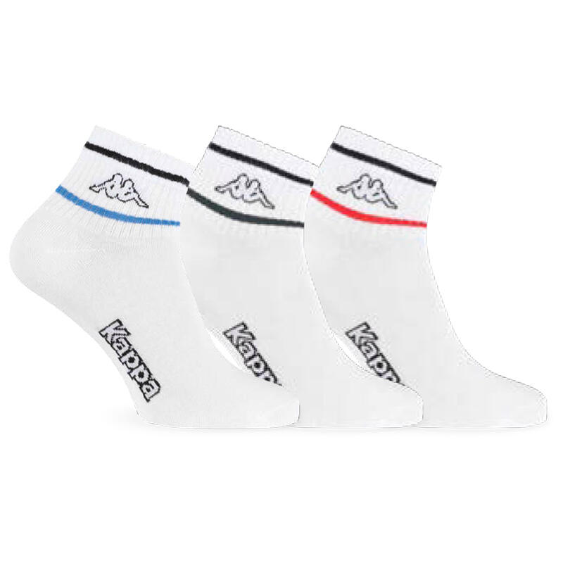 CONFEZIONE 3 PZ CALZINO UOMO CORTISSIMO CON LOGO KAPPA BuyBuy24 Abbilgiamento e Biancheria
