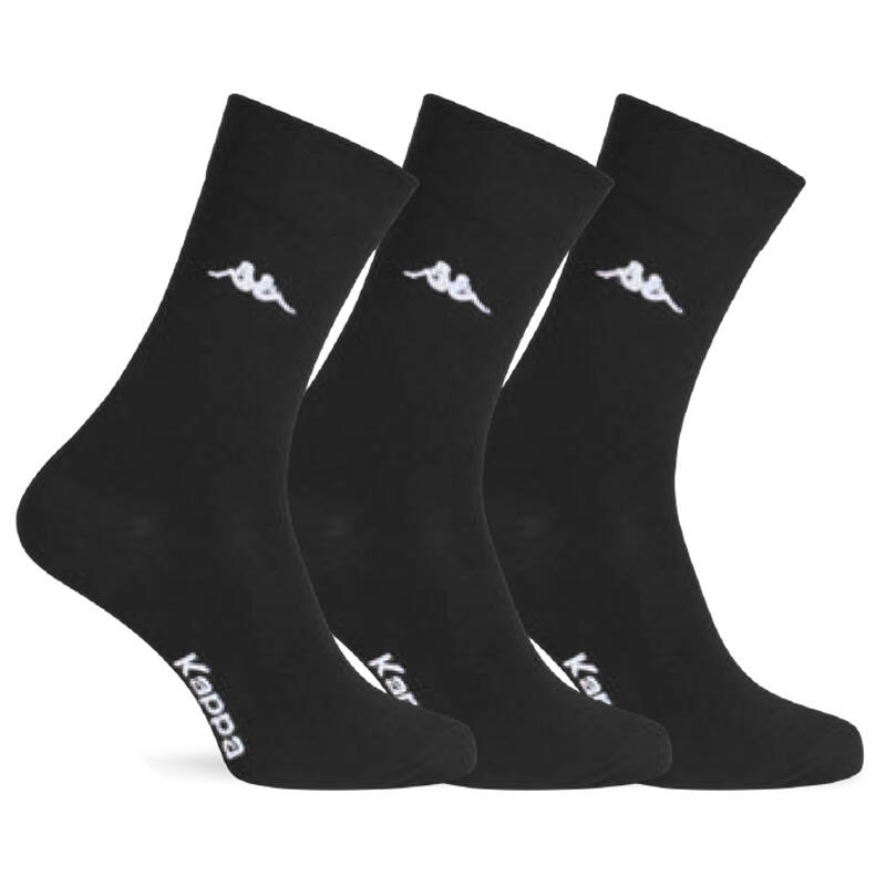 CONFEZIONE 3 PZ CALZINO UOMO CORTO RASATO CON LOGO KAPPA BuyBuy24 Abbilgiamento e Biancheria