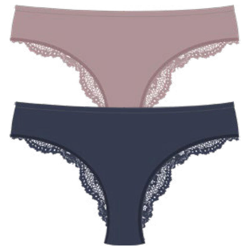 CONFEZIONE BRASILIANO 2 PEZZI IN PIZZO 2 COLORI ASSORTITI BuyBuy24 Abbilgiamento e Biancheria