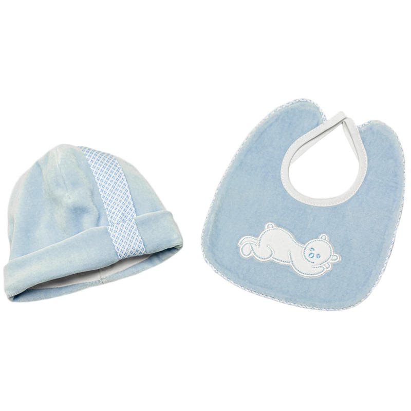 COORDINATO CAPPELLO + BAVETTA BuyBuy24 Abbilgiamento e Biancheria