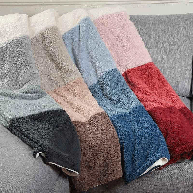 COPERTA 1 PIAZZA CM 150X200 FLANEL 200GR MQ+ SHERPA 200GR BuyBuy24 Abbilgiamento e Biancheria