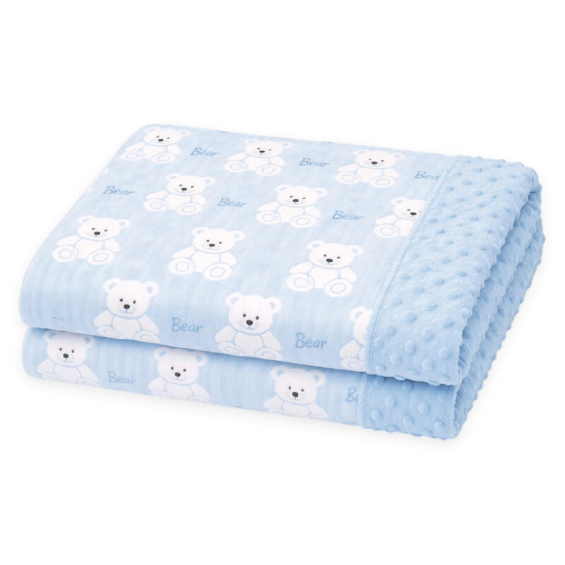 COPERTA NEONATO PER CULLA PILE 75X95 CM BuyBuy24 Abbilgiamento e Biancheria