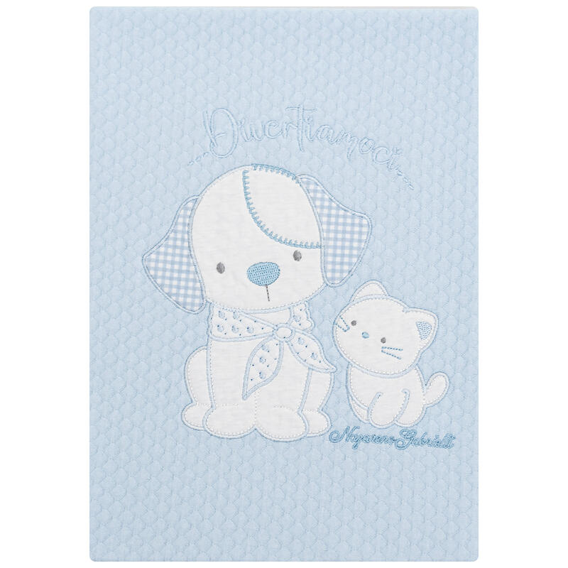 COPERTINA CULLA COTONE RICAMATA BuyBuy24 Abbilgiamento e Biancheria