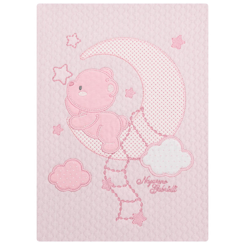 COPERTINA CULLA COTONE RICAMATA BuyBuy24 Abbilgiamento e Biancheria