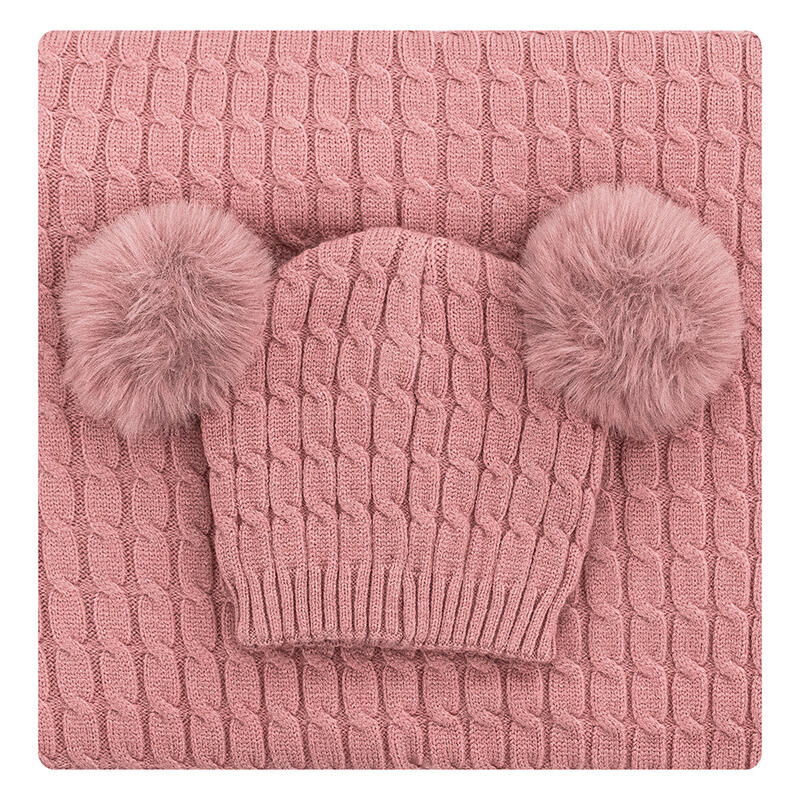 COPERTINA CULLA CULLA + CAPPELLINO PON PON BuyBuy24 Abbilgiamento e Biancheria