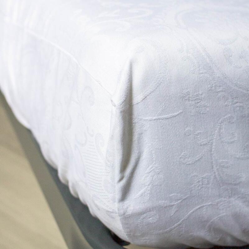 COPRIMATERASSO 1 PIAZZA DAMASCO CM 90X200 H CM 24 BuyBuy24 Abbilgiamento e Biancheria