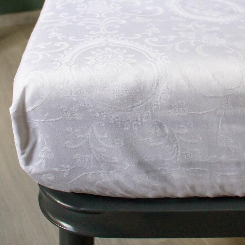 COPRIMATERASSO DAMASCATO 2 PIAZZE CM 180X200 H CM 24 BuyBuy24 Abbilgiamento e Biancheria