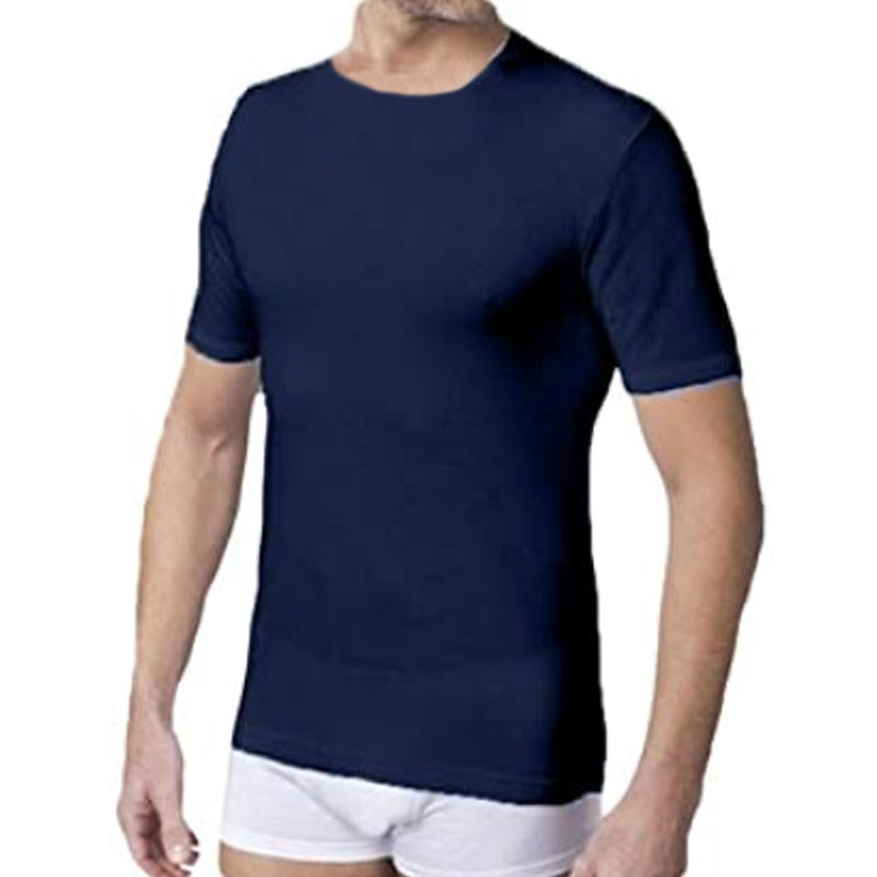 MAGLIA UOMO MEZZA MANICA GIROCOLLO COTONE BuyBuy24 Abbilgiamento e Biancheria