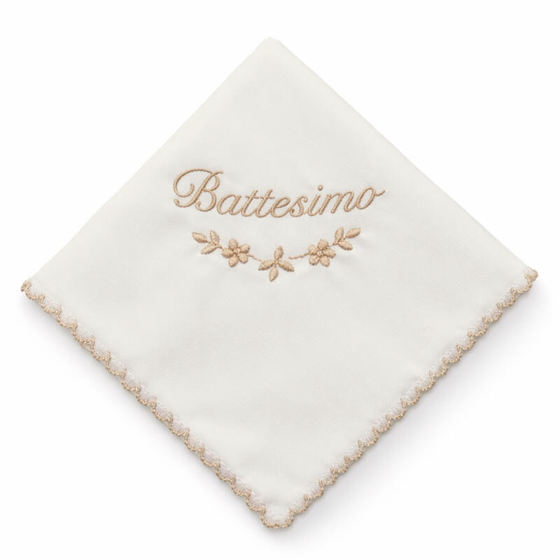 FAZZOLETTO BATTESIMALE COTONE BuyBuy24 Abbilgiamento e Biancheria