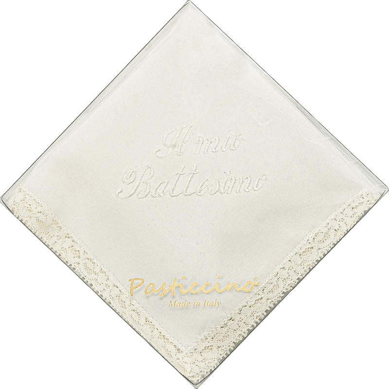 FAZZOLETTO BATTESIMALE TESSUTO SETIFICATO BuyBuy24 Abbilgiamento e Biancheria