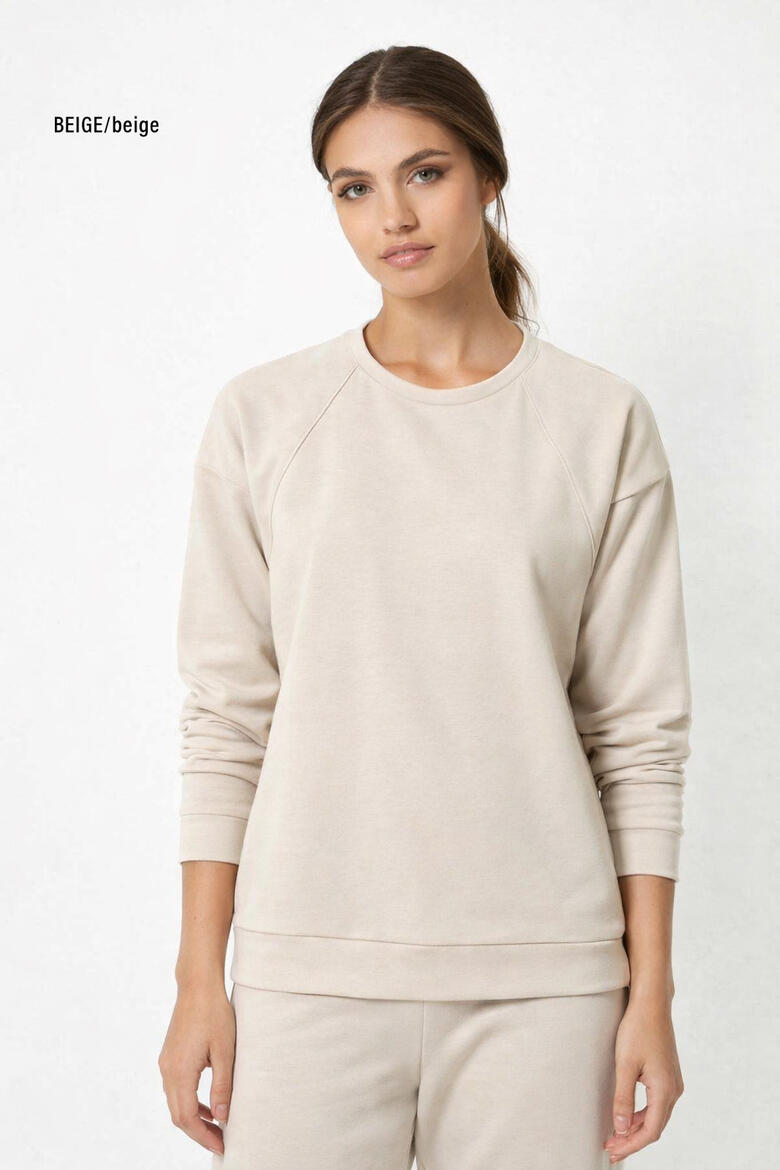 FELPA DONNA MODA VISCOSA VESTIBILITA OVERSIZE BuyBuy24 Abbilgiamento e Biancheria