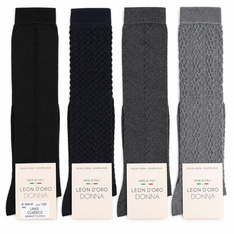 GAMBALETTO DONNA FANTASIA CALDO COTONE BuyBuy24 Abbilgiamento e Biancheria