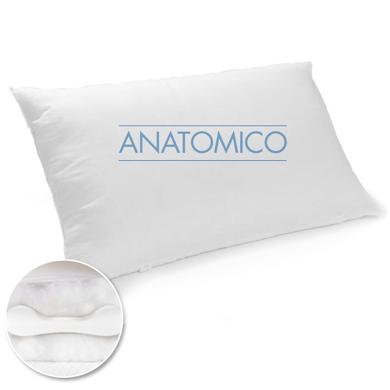 GUANCIALE CERVICALE CM 50X80 ANALLERGICO INDEFORMABILE BuyBuy24 Abbilgiamento e Biancheria