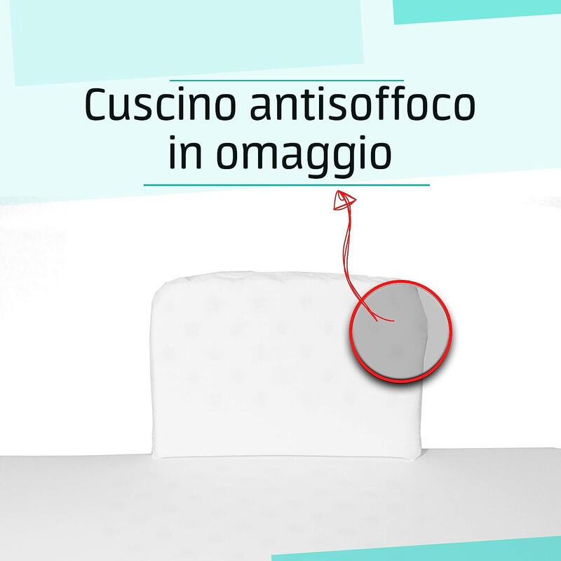 KIT CARROZZINA MATERASSINO+ CUSCINO CULLA IN RESINA BuyBuy24 Abbilgiamento e Biancheria