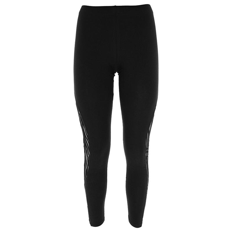 LEGGINGS DONNA COTONE CON TULLE FLOCCATO ZEBRATO BuyBuy24 Abbilgiamento e Biancheria