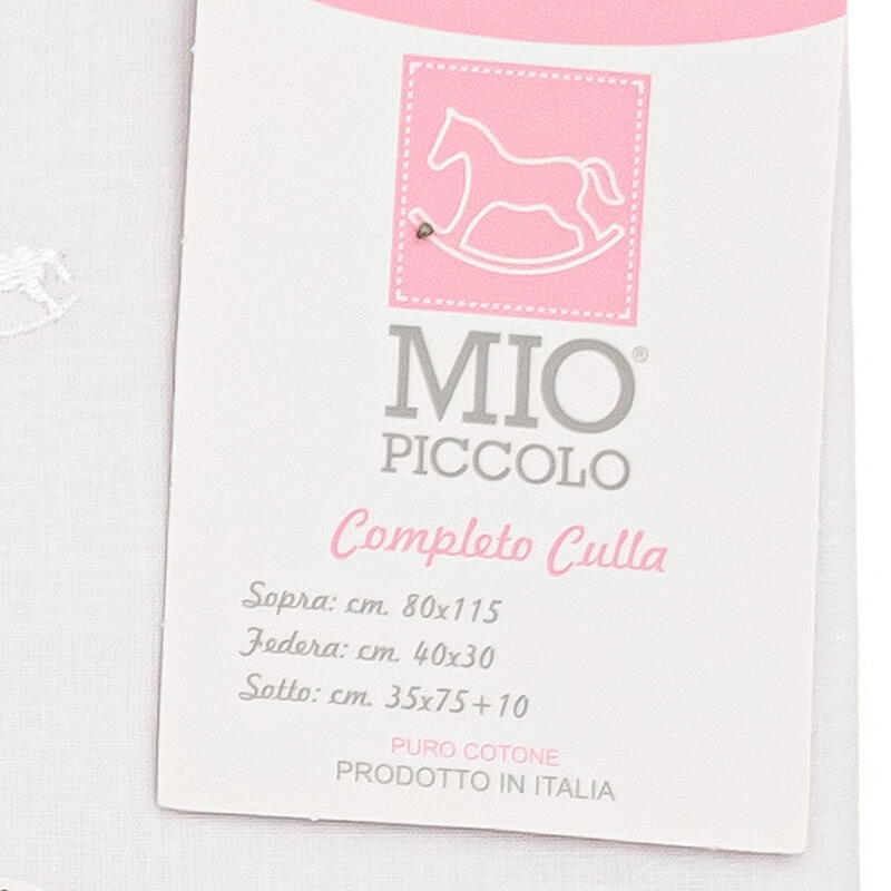 LENZUOLINO CULLA 3 PZ SOPRA+ SOTTO+FEDERA 100% COTONE BuyBuy24 Abbilgiamento e Biancheria