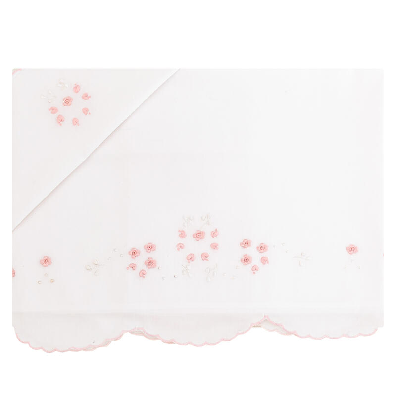 LENZUOLINO CULLA RICAMO A MANO PURO COTONE BuyBuy24 Abbilgiamento e Biancheria