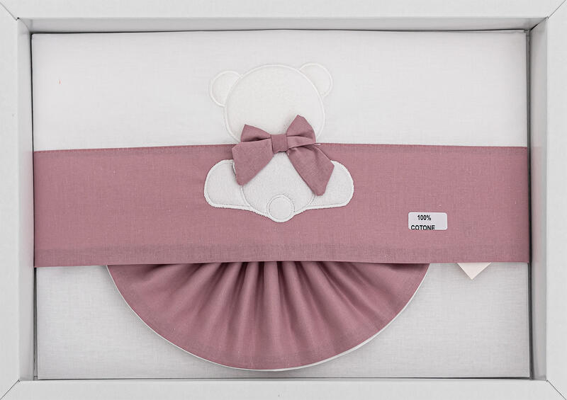 LENZUOLO 3 PZ CULLA RICAMATO BuyBuy24 Abbilgiamento e Biancheria