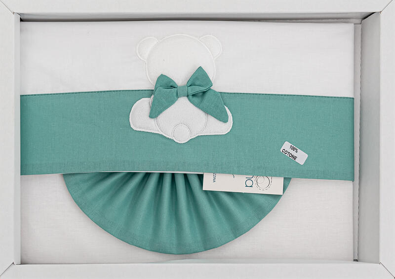 LENZUOLO 3 PZ CULLA RICAMATO BuyBuy24 Abbilgiamento e Biancheria