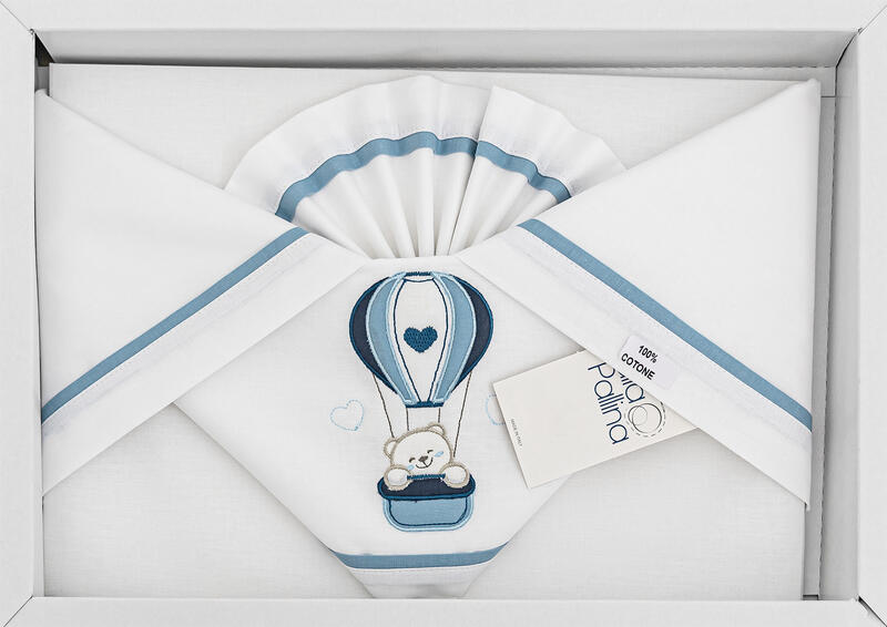 LENZUOLO 3 PZ LETTINO RICAMATO BuyBuy24 Abbilgiamento e Biancheria