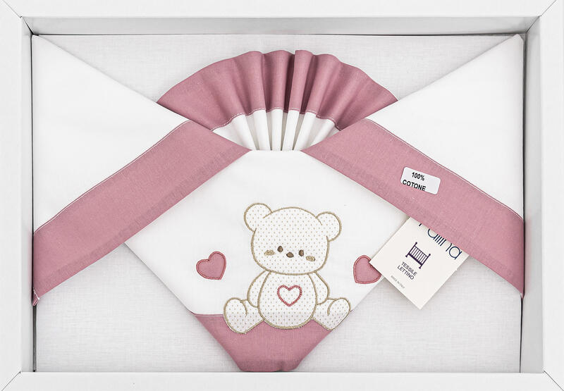 LENZUOLO 3 PZ LETTINO RICAMATO BuyBuy24 Abbilgiamento e Biancheria